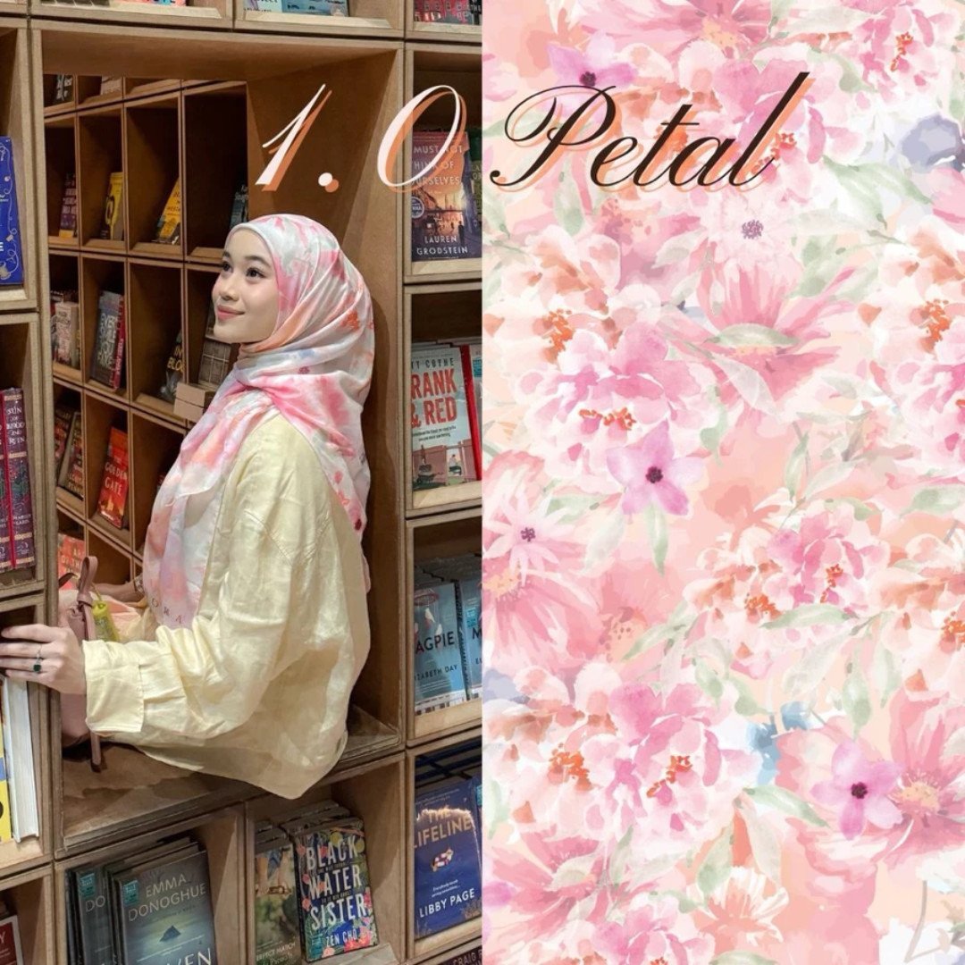 NORA - Whimsical Garden Scarf - 1.0 Petal