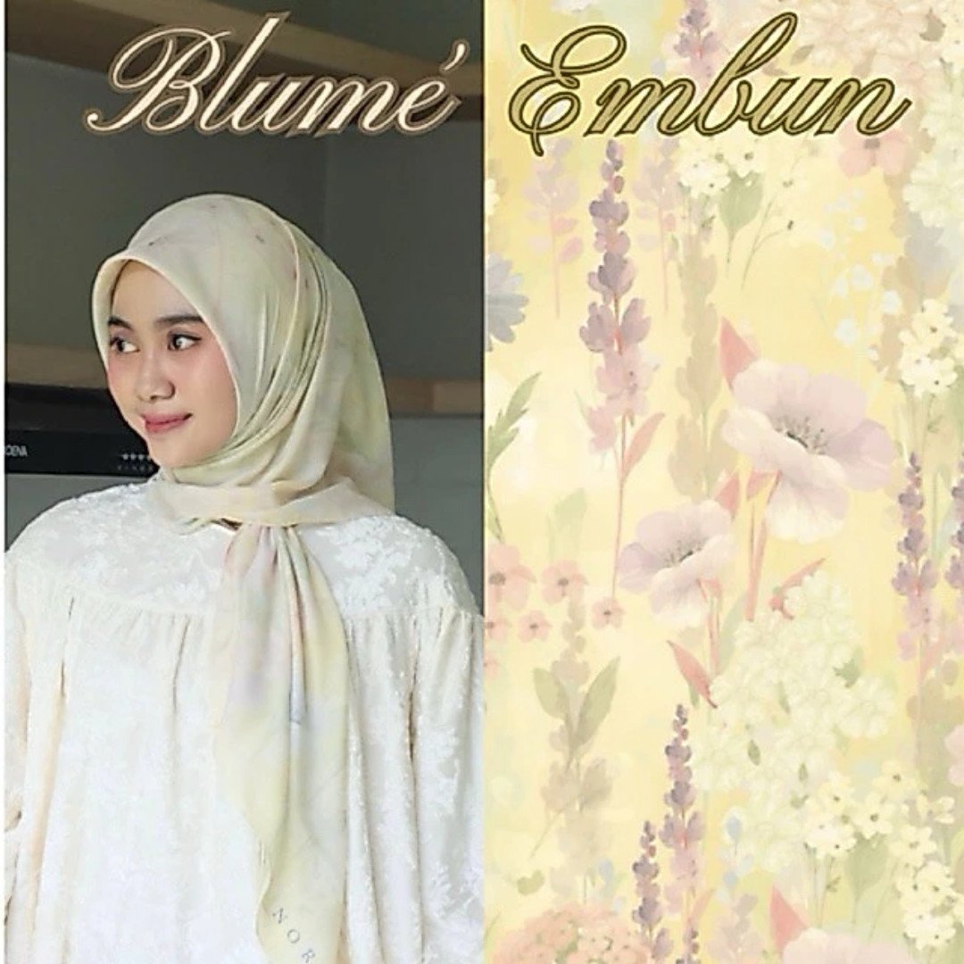 NORA - Seroja Raya 2026 - Blumé Scarf Embun
