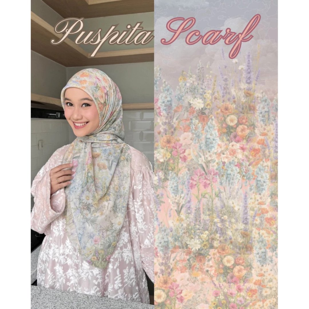 NORA - Seroja Raya 2026 - Puspita Scarf