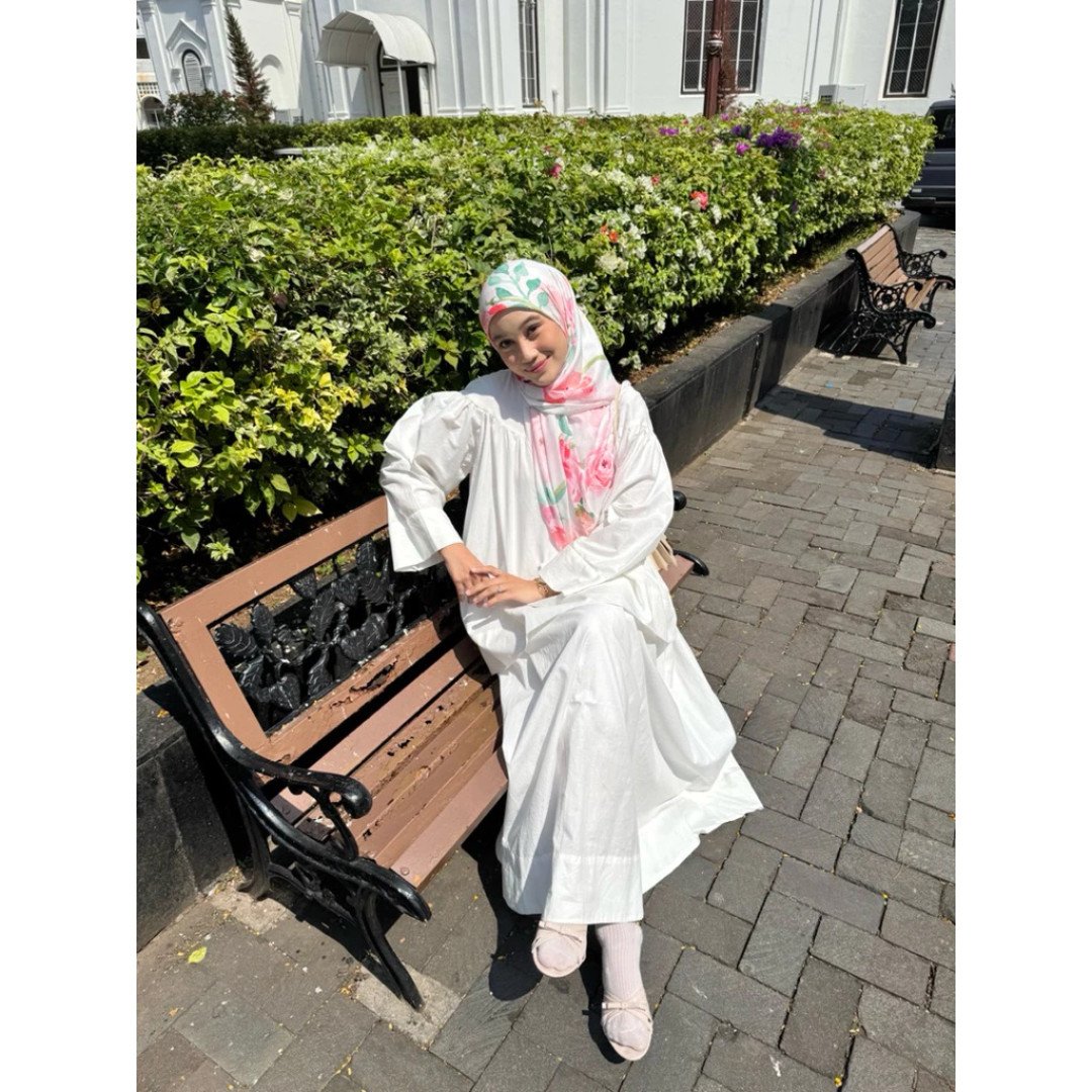 NORA Hijab - Scarf Jardin de Rose
