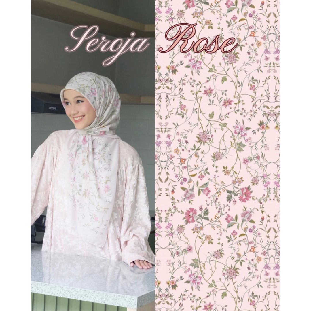 NORA - Seroja Scarf - Seroja Raya Collection