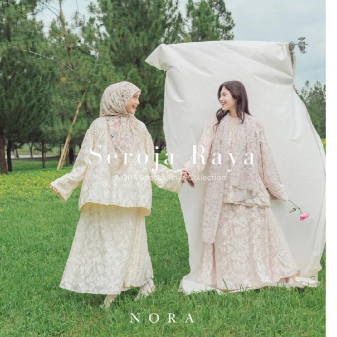 NORA - Seroja Scarf - Seroja Raya Collection