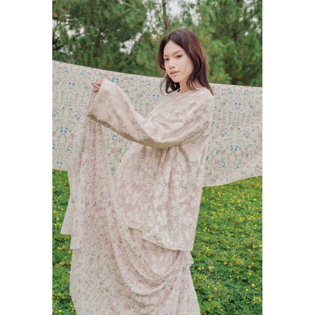 NORA - Seroja Scarf - Seroja Raya Collection