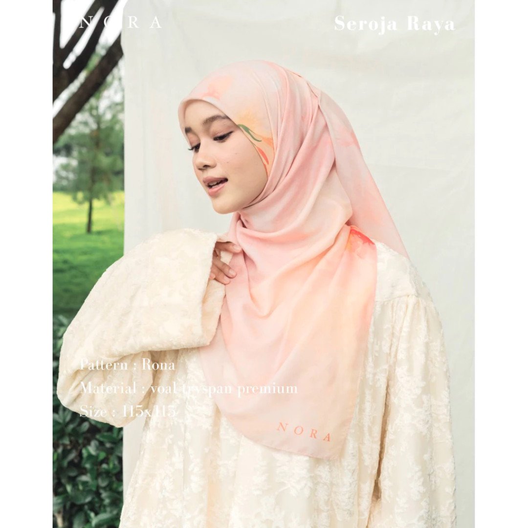 NORA - Seroja Raya 2026 - Blumé Scarf Rona