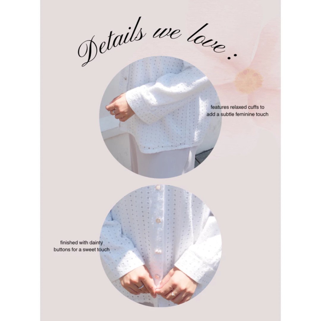 Nora - Luna Shirt Katun Embroidery LD 110 L